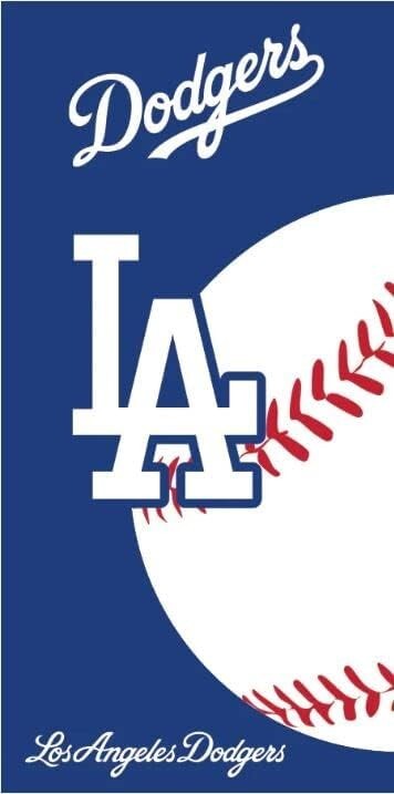 Los Angeles Dodgers Beach Towel – MLB Official Merchandise – 30″ x 60″ Baseball