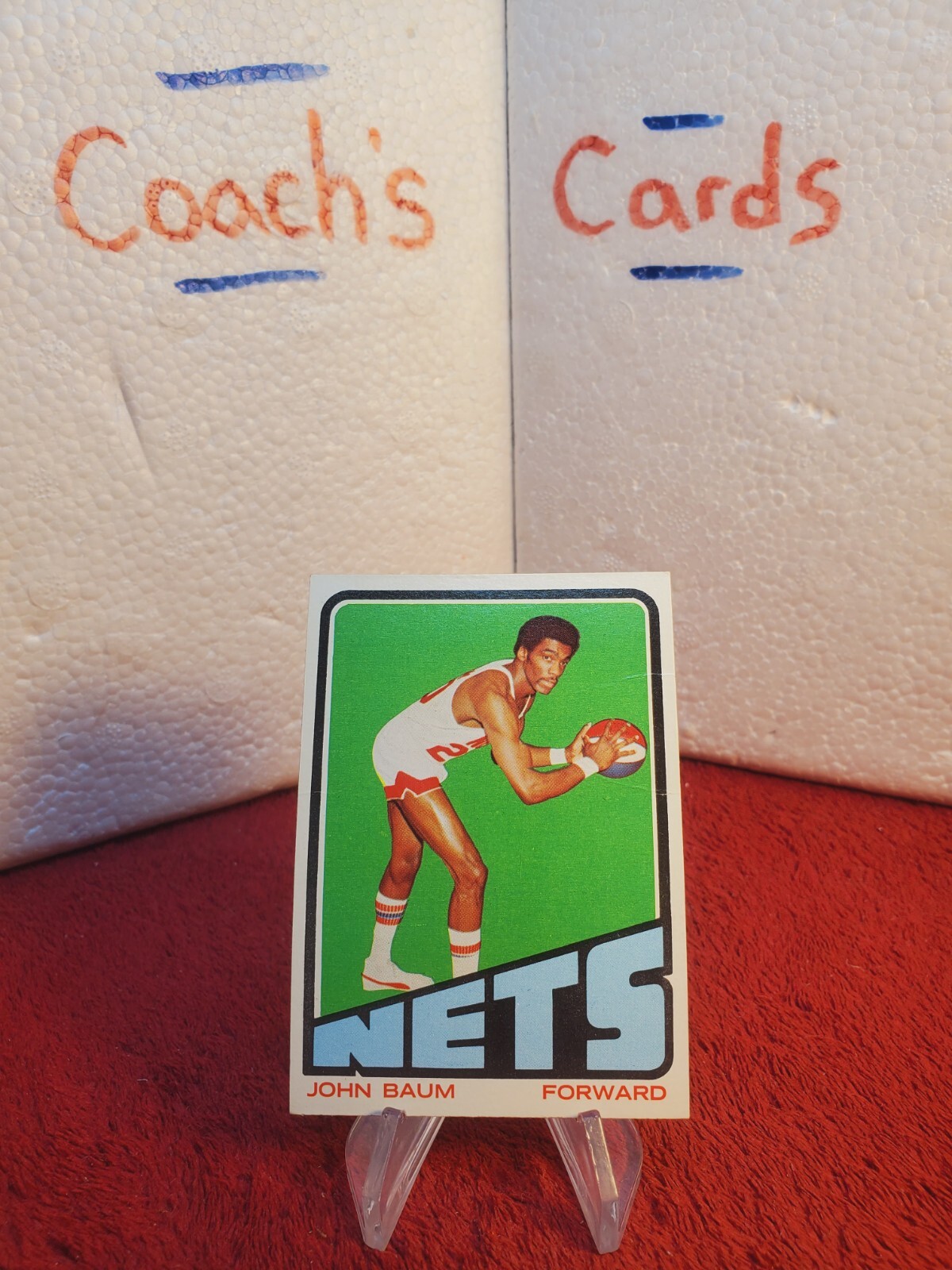 1972 Topps NBA John Baum #191 New York Nets