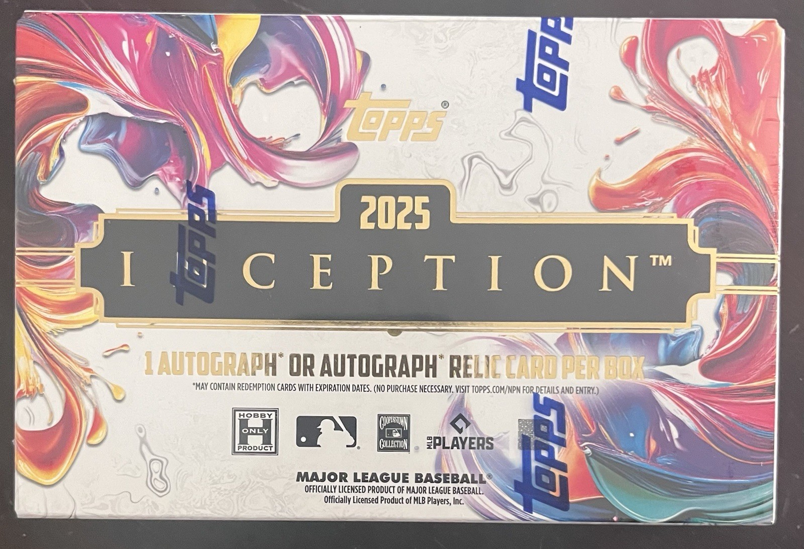 2025 Topps Inception MLB Baseball Factory Sealed Hobby Box Brand New In Hand QTY
