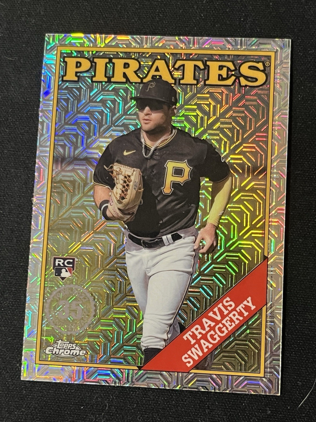 2023 Update Series 1988 Topps Chrome Silver Pack Mojo Travis Swaggerty T88-CU-10