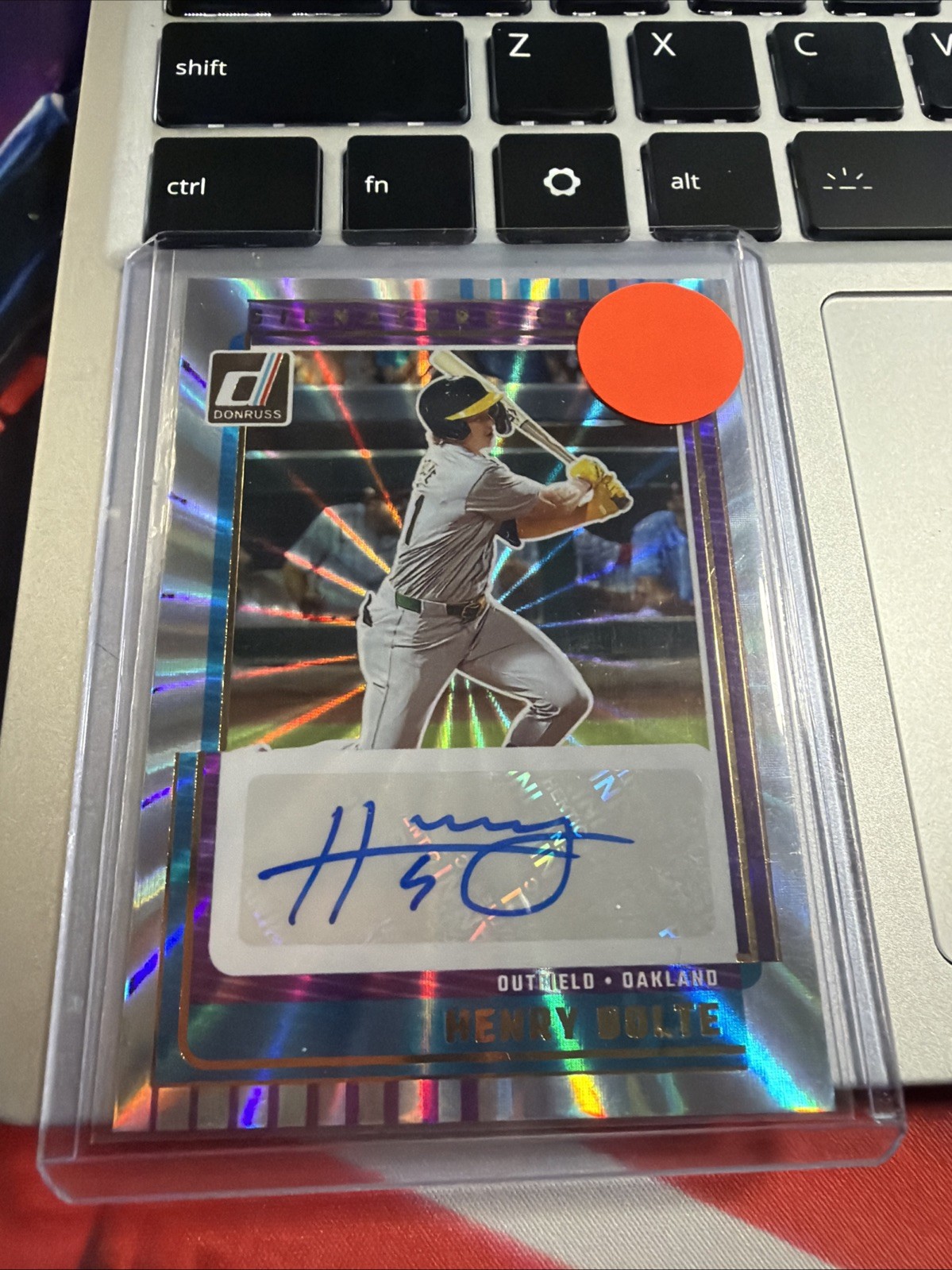 2025 Panini Donruss – Signature Series Henry Bolte Laser Auto (AU, RC)