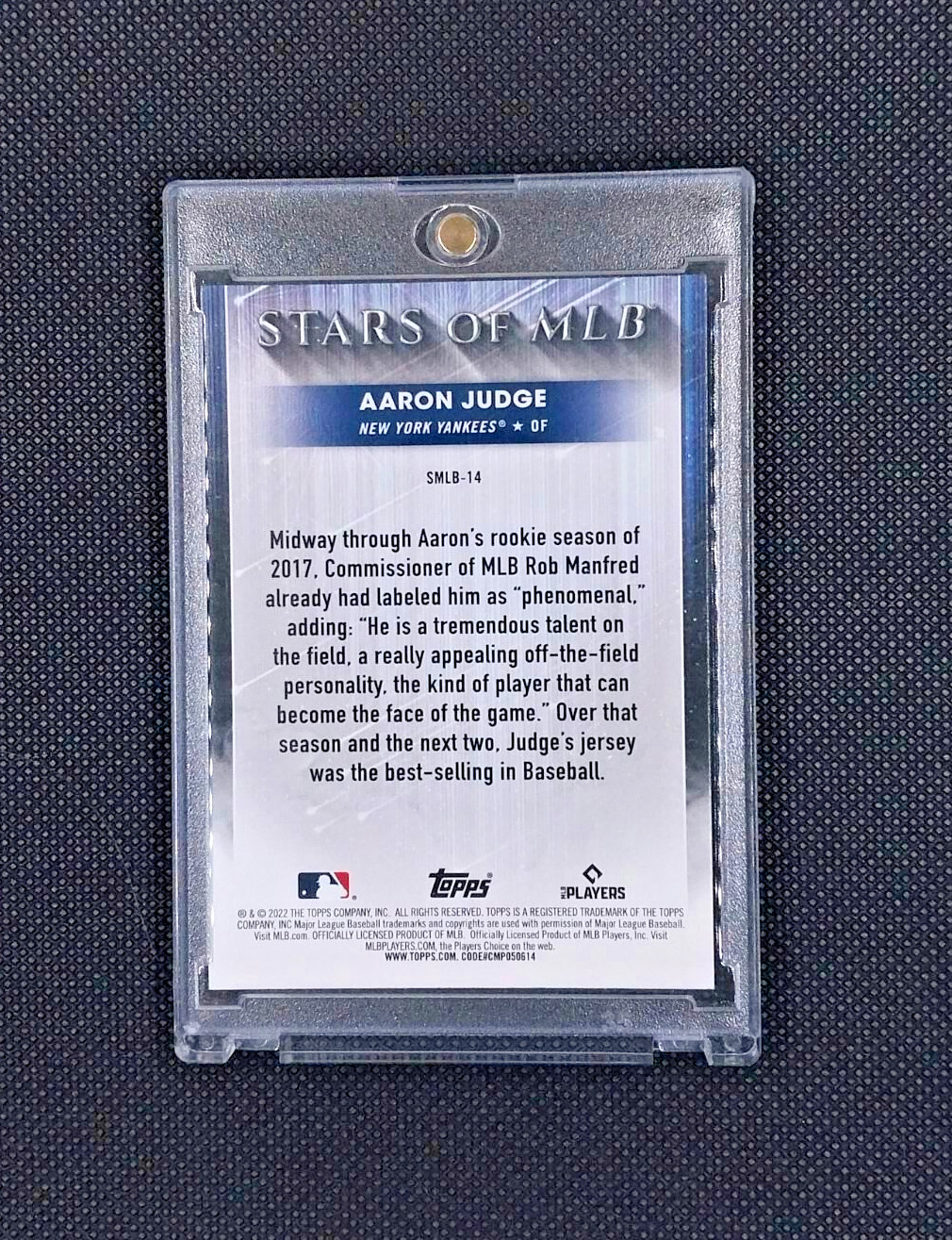 BURST AARON JUDGE RAINBOW REFRACTOR STARS OF MLB – New York Yankees MVP Slugger