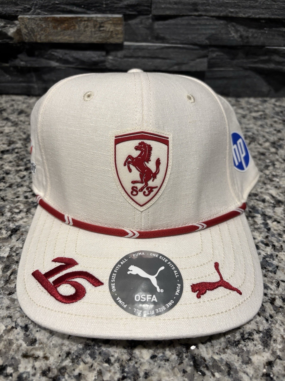 2026 F1 Scuderia Ferrari Charles Leclerc Monaco GP Formula One Hat – Team Cap