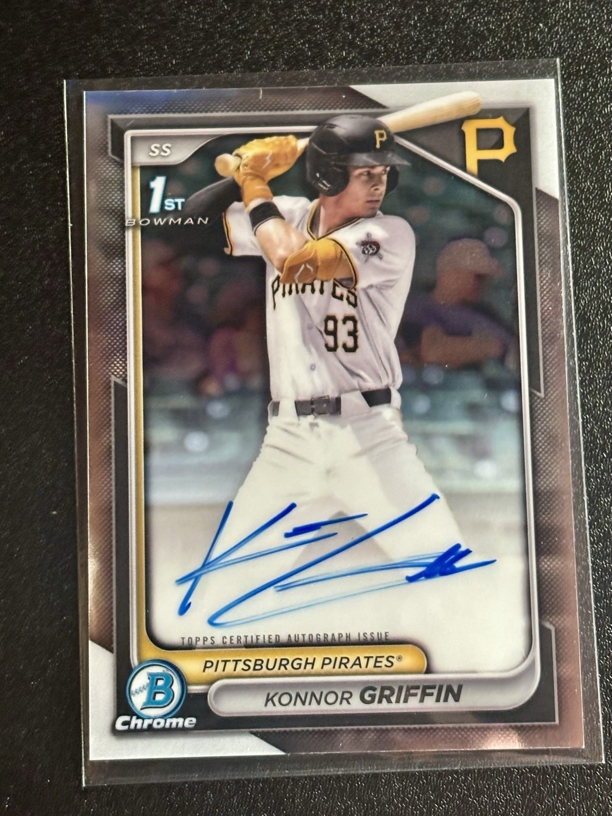 2024 Bowman Draft – Chrome Prospect Autographs Konnor Griffin #CPA-KG (AU, RC)