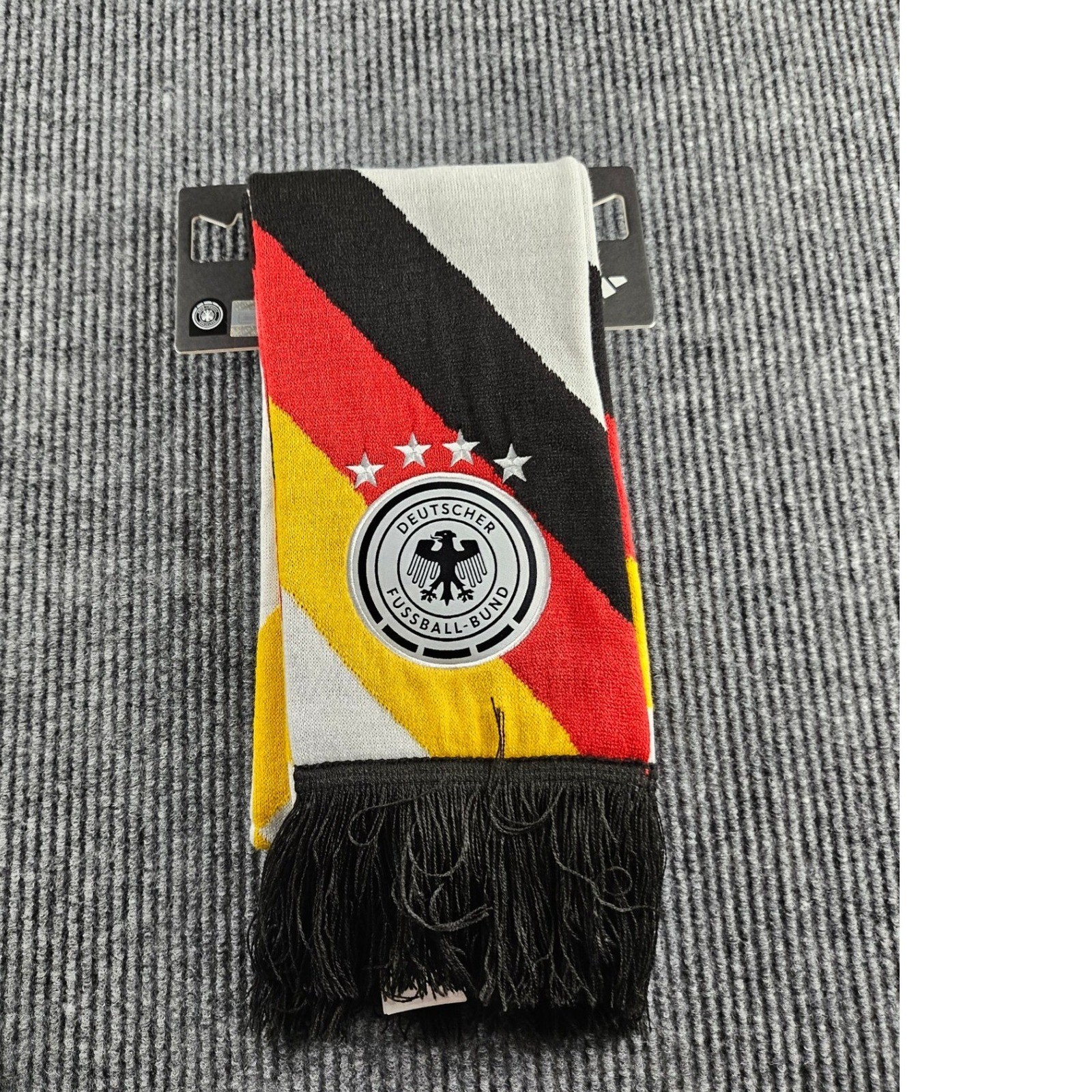 Adidas Germany National Team Scarf OS DFB Soccer Fan Gear Multi KC6688