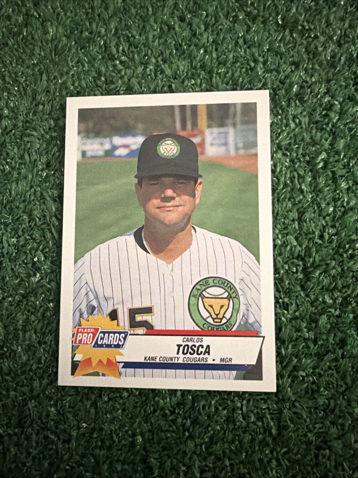 Carlos Tosca 1993 Fleer ProCards #931 RC Kane County Cougars AG1
