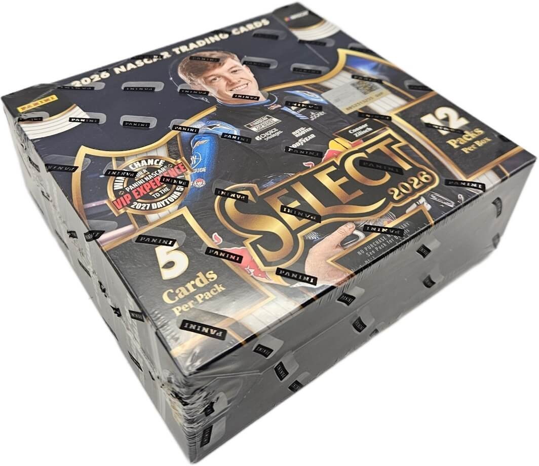 2026 Panini Select Racing Factory Sealed Hobby Box 12 Packs 3 Hits Per Box