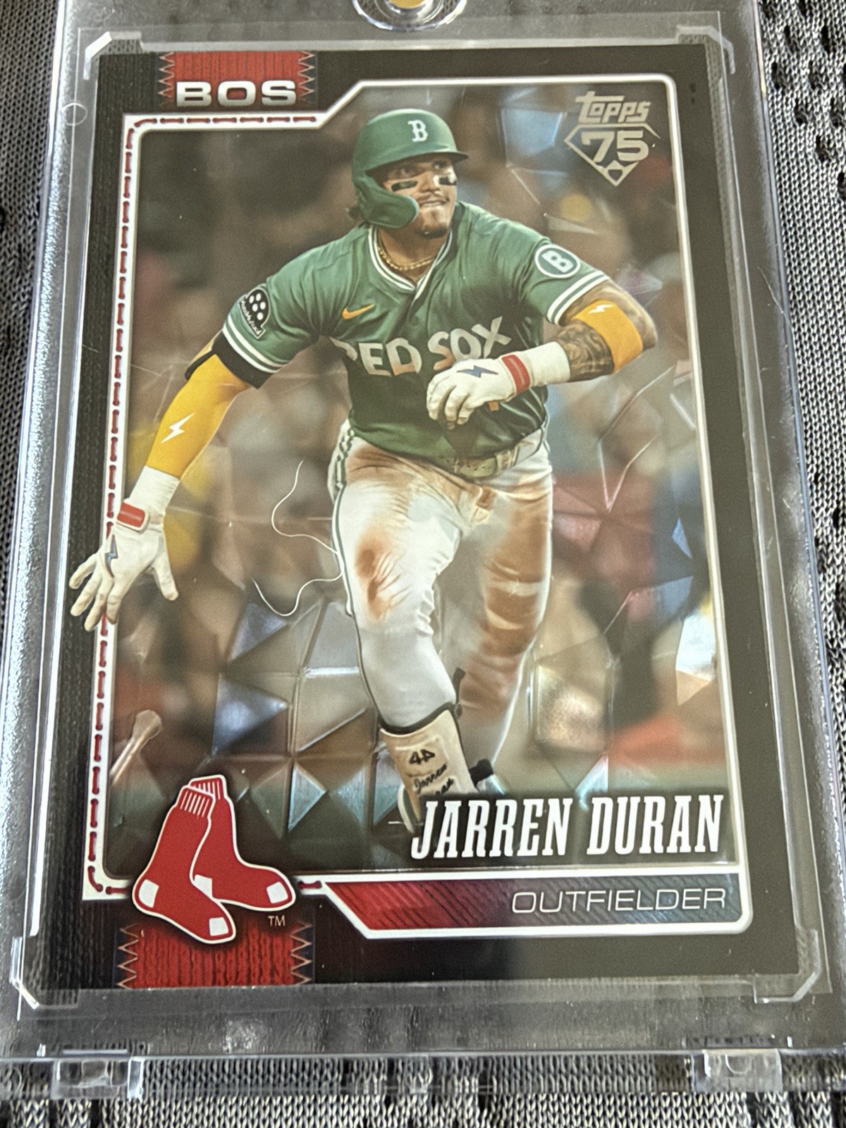 2026 Topps Series 2 Jarren Duran Black Diamanté 2/10