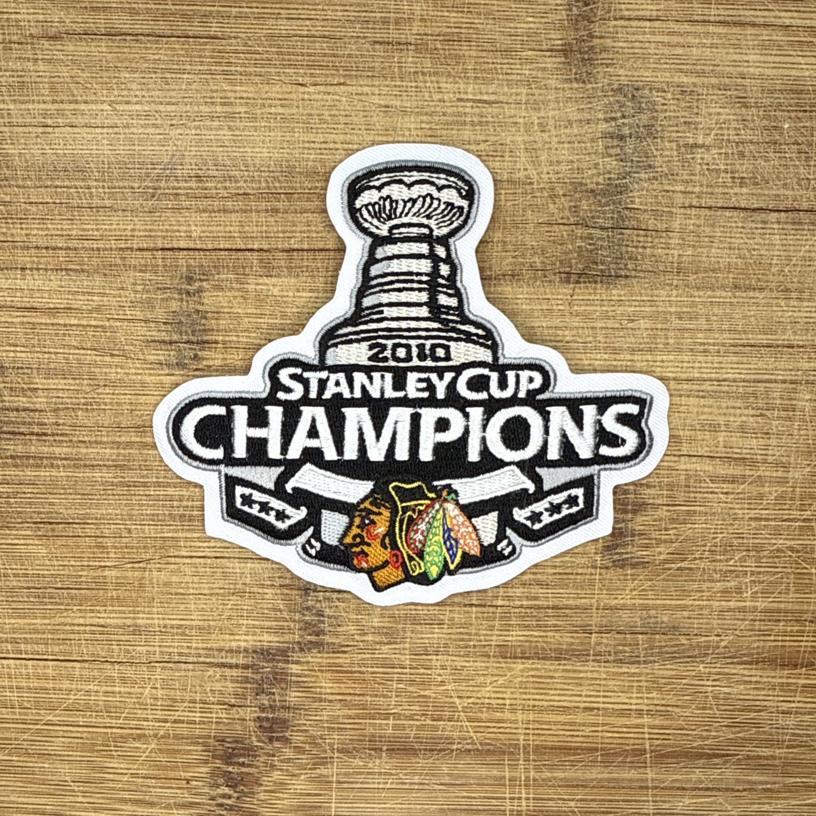 Chicago Blackhawks 2010 Stanley Cup Embroidered Patch 4.5x4in