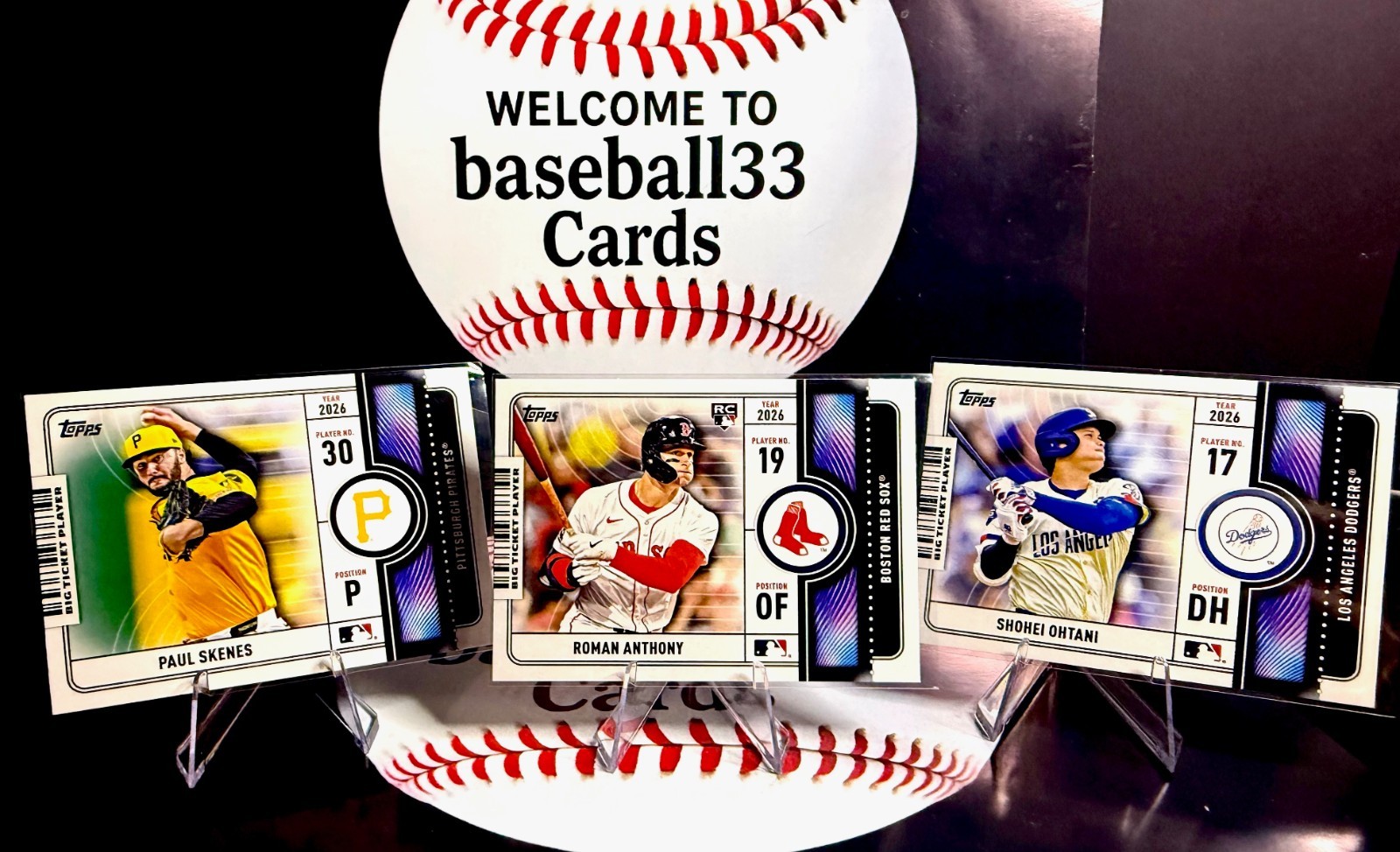 2026 Topps Series One Big Ticket Players Complete Your Set / Pick A Card