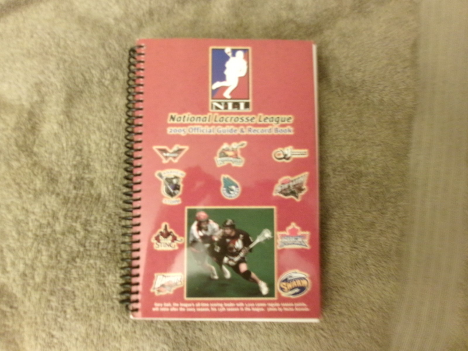 2005 NLL MEDIA GUIDE TORONTO ROCK GARY GAIT LACROSSE ARIZONA STING Program AD