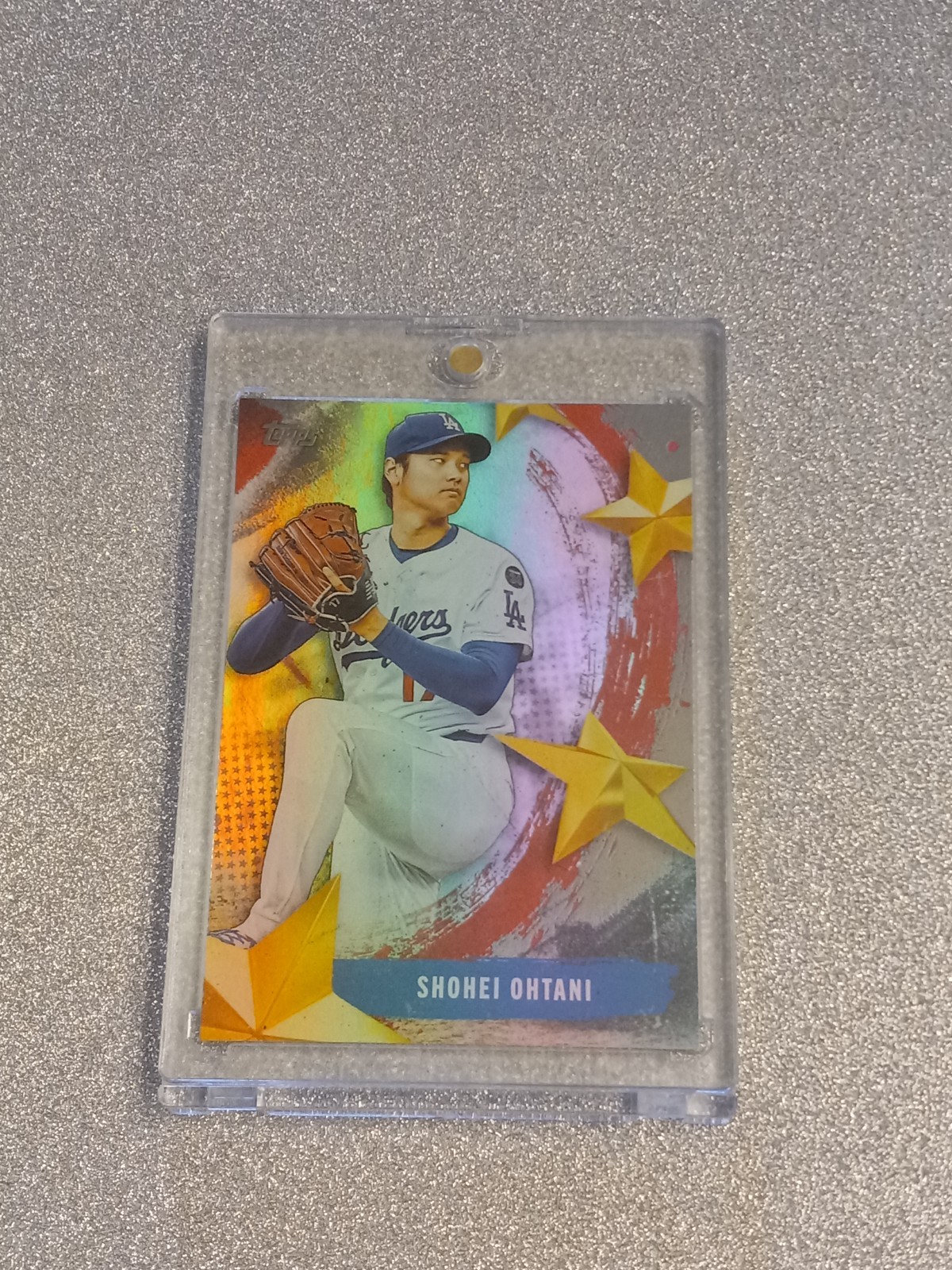 SHOHEI OHTANI RARE REFRACTOR TOPPS INVESTMENT CARD ROOKIE OF THE YEAR ROY MVP