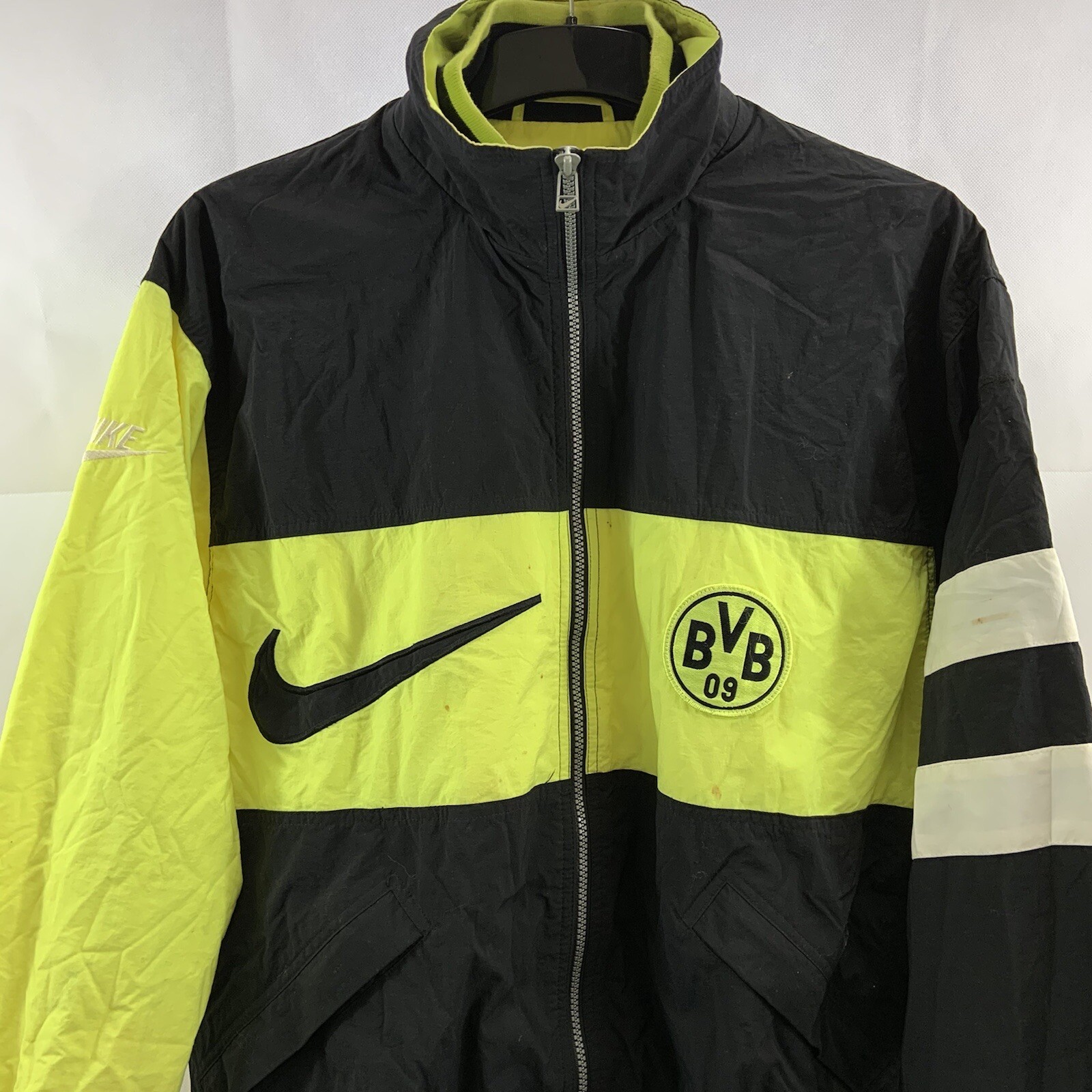 Borussia Dortmund Track Football Jacket 1995/96 Adults Medium Nike F777