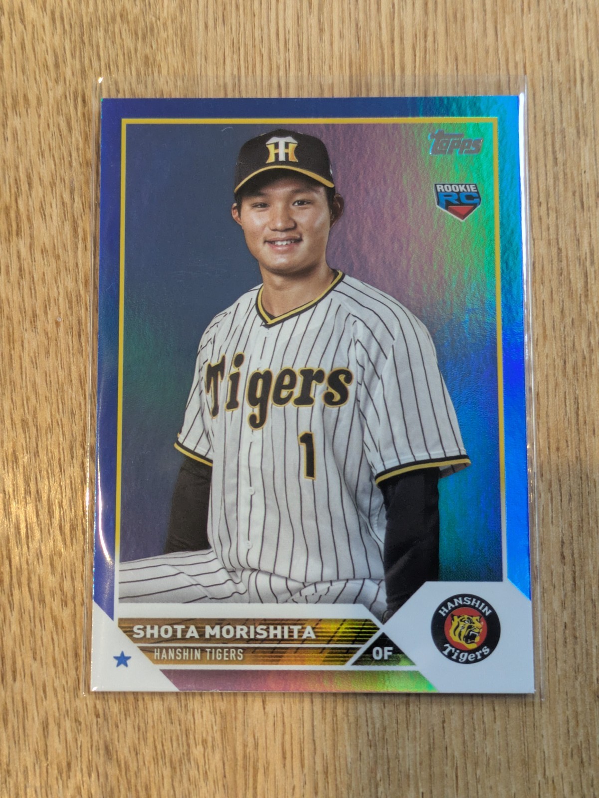 Shota Morishita 2023 Topps NPB #192 Blue Foil 13/50 RC NEXT MLBer