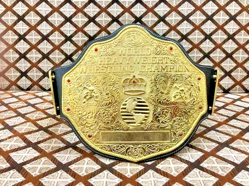 BIG GOLD World Heavyweight Championship Replica Tittle Belt Adult 6MM die-casted