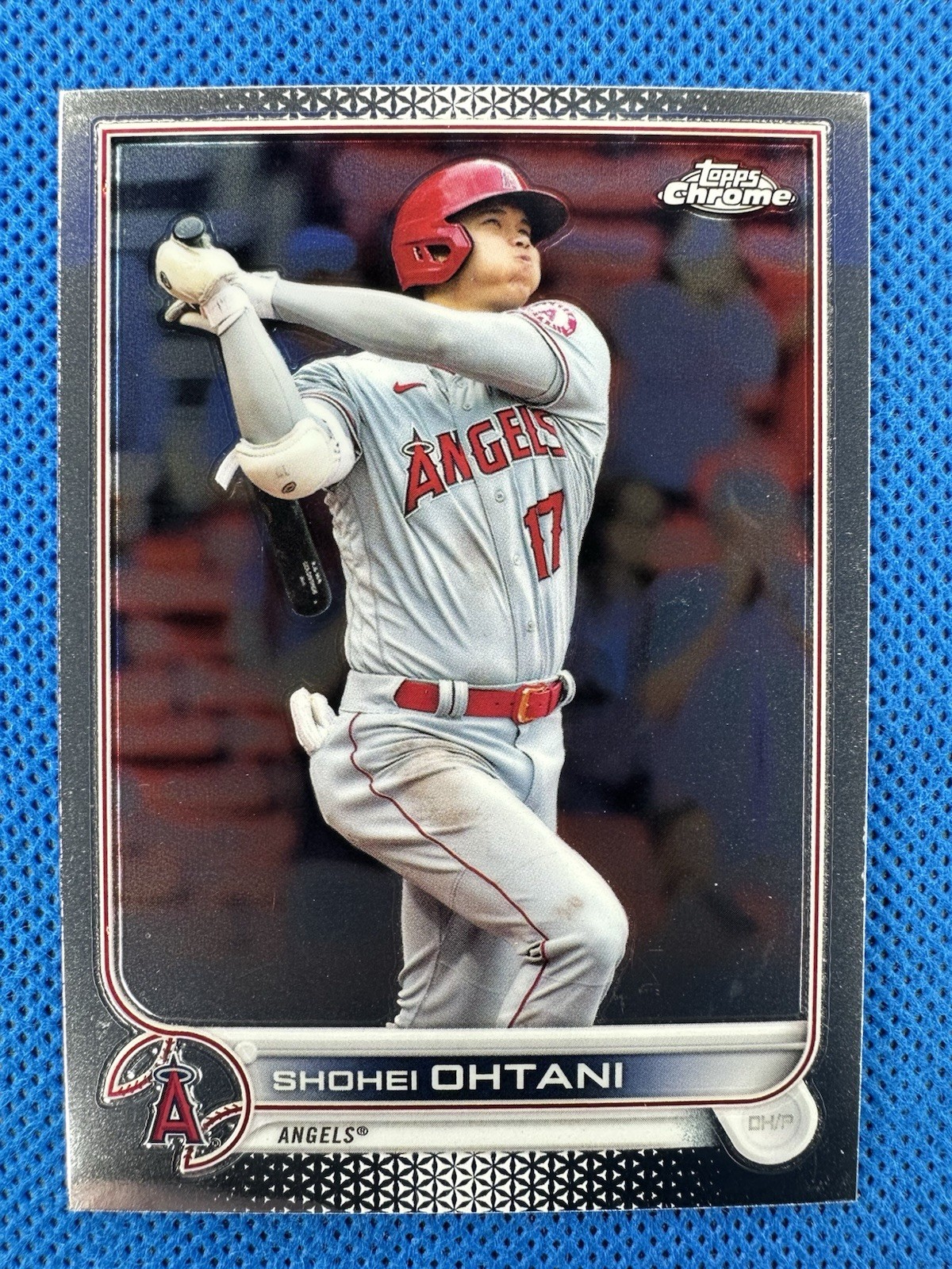 2022 #1 Shohei Ohtani Topps Chrome Baseball Base Card Los Angeles Angels