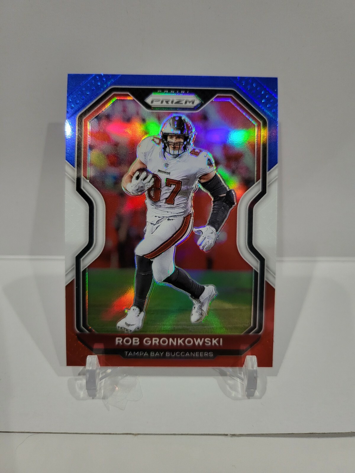 Panini Prizm Rob Gronkowski Red White And Blue Prizm #256 Clean Card🔥🏉