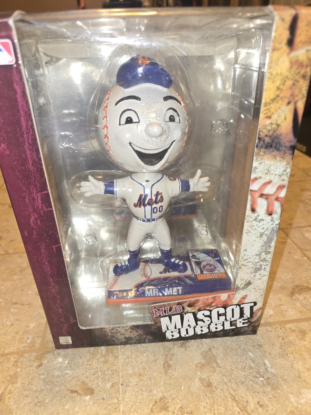 MR MET New York Mets Mascot 2008 Bobble head Foco Forever Collectibles Shea Mrs