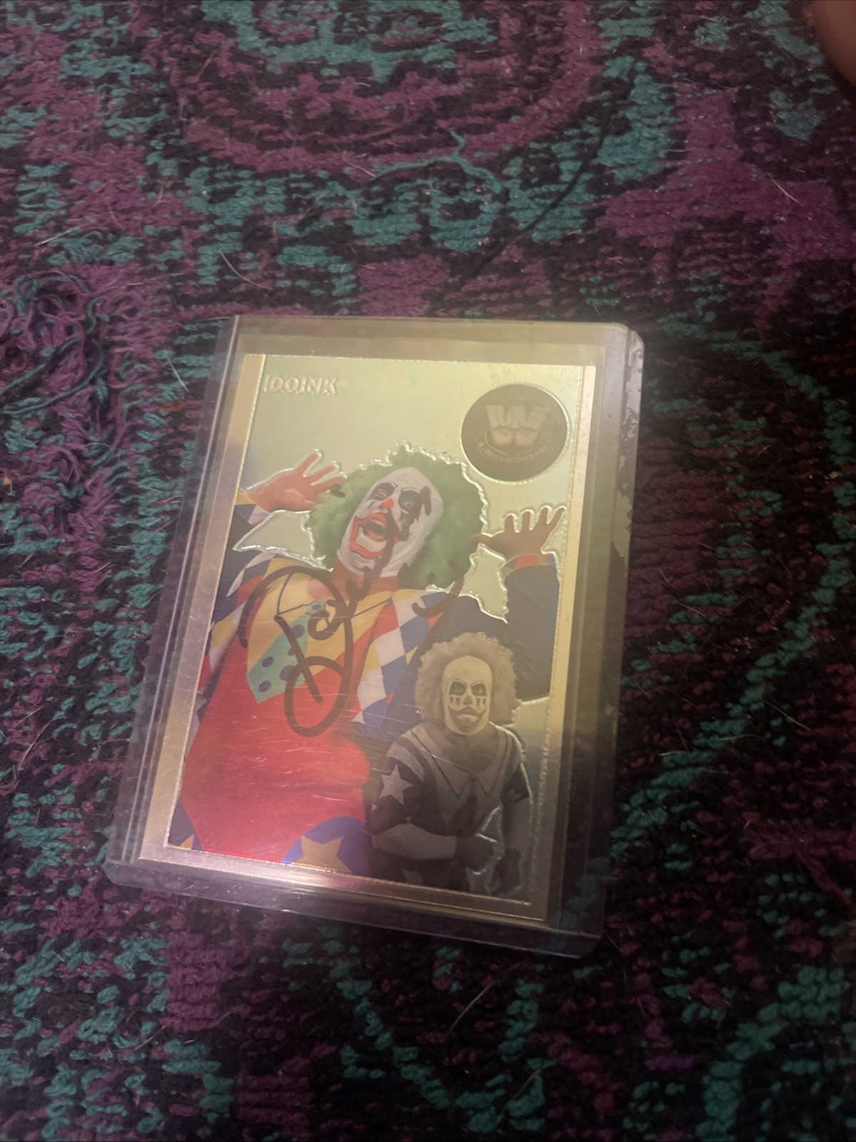 WWE Legends Wrestling Card #88 Doink the Clown 2007 Topps Heritage II Chrome