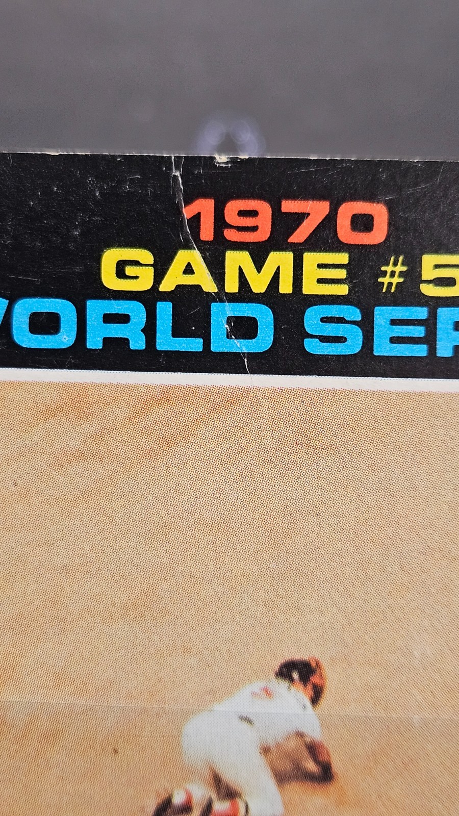 1971 TOPPS BASEBALL 1970 GAME # 5 WORLD SERIES BROOKS ROBINSON # 331