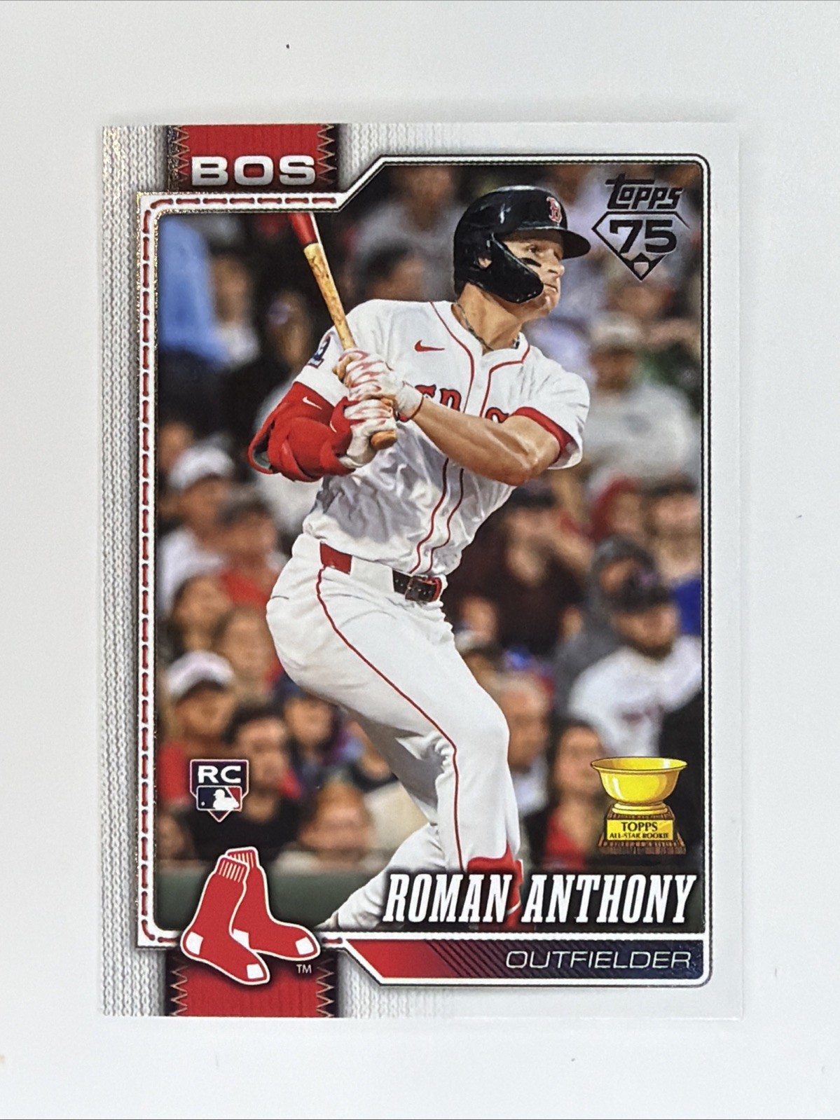 Marcelo Mayer, Roman Anthony, Red Sox Team Sparkle and Halo Topps 75th Lot