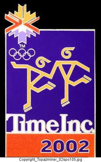 OLYMPIC PIN 2002 SALT LAKE CITY TIME INC FIGURE SKATING