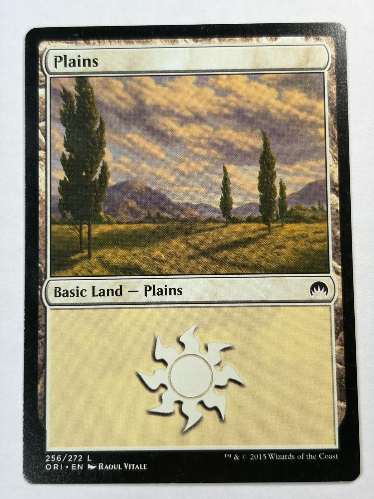 2015 Wizards Of The Coast Plains #256/272 L Magic Origins ORI MTG Card NM