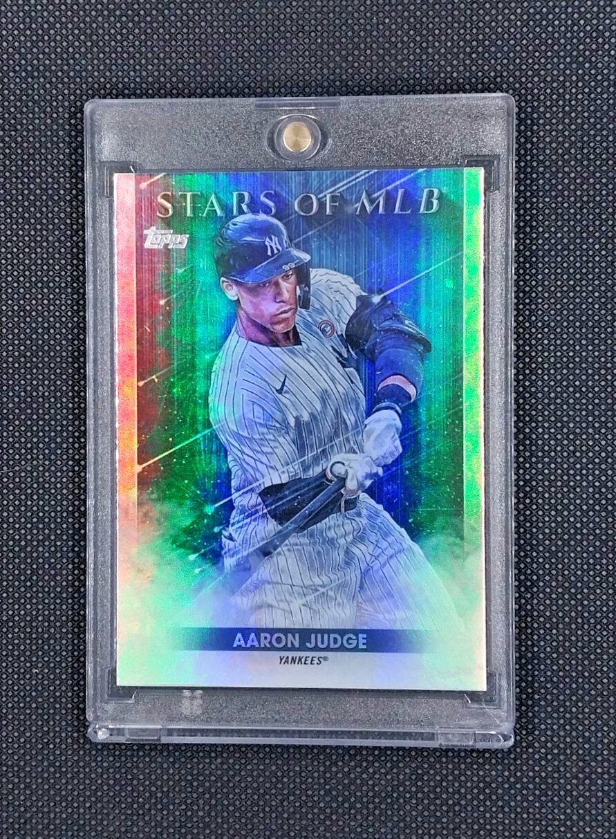 BURST AARON JUDGE RAINBOW REFRACTOR STARS OF MLB – New York Yankees MVP Slugger