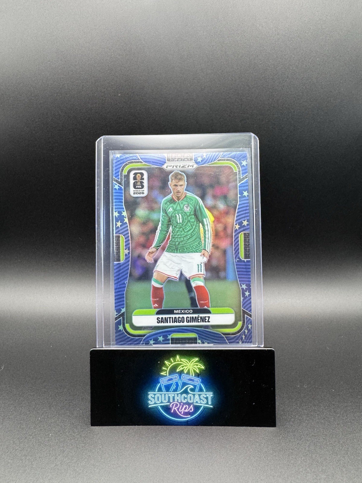 2026 Panini Prizm FIFA World Cup Santiago Gimenez #291 Old Glory Prizm 84/94