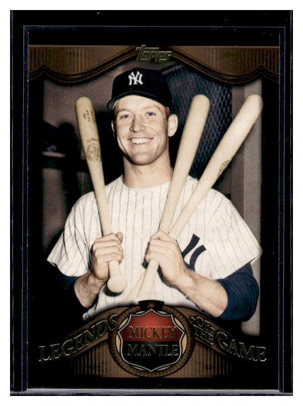 2009 Topps #LLG-17 Legends of the Game Mickey Mantle New York Yankees HOF J-B