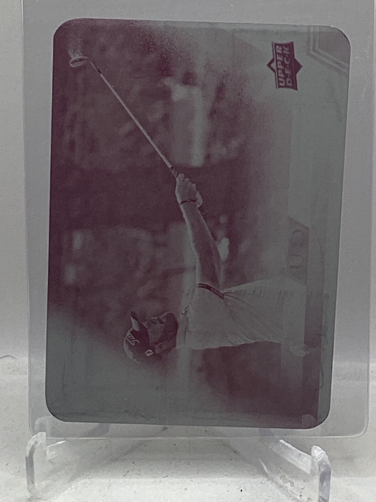 2024 Upper Deck Golf C-10 Magenta Printing Curtis Luck
