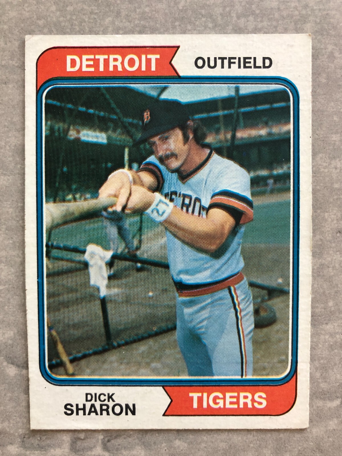 1974 Topps DICK SHARON Baseball’s Dirtiest Funniest Name Real Trading Card #48