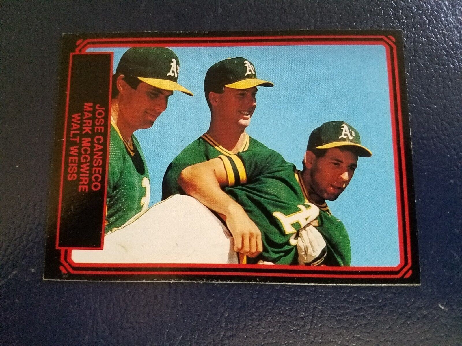 Jose Canseco Oakland Athletics Mark McGwire Walt Weiss All American Promo NM
