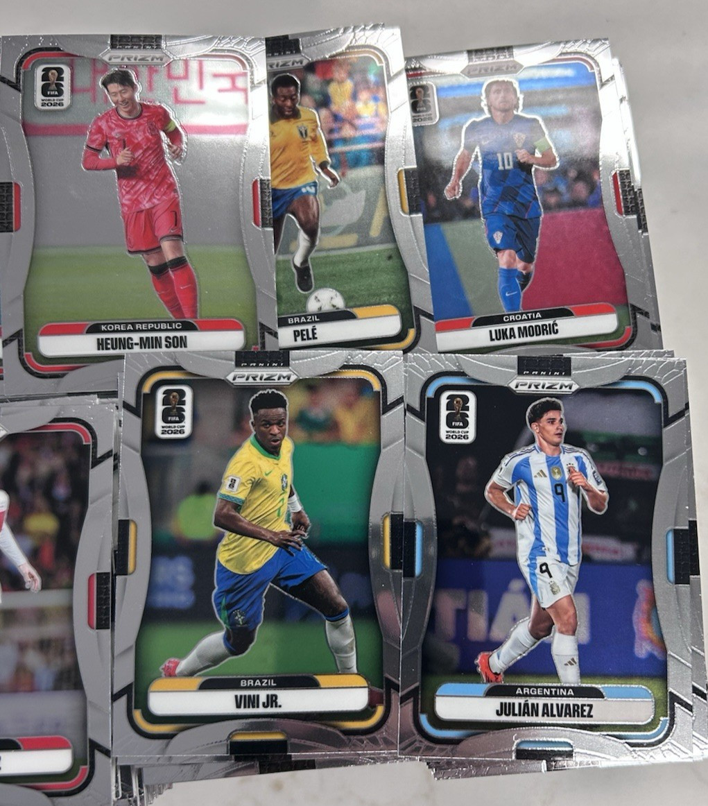 2026 Prizm FIFA World 640 BASE CARD LOT OLISE PELE VINI JR MODRIC PULISIC & MORE