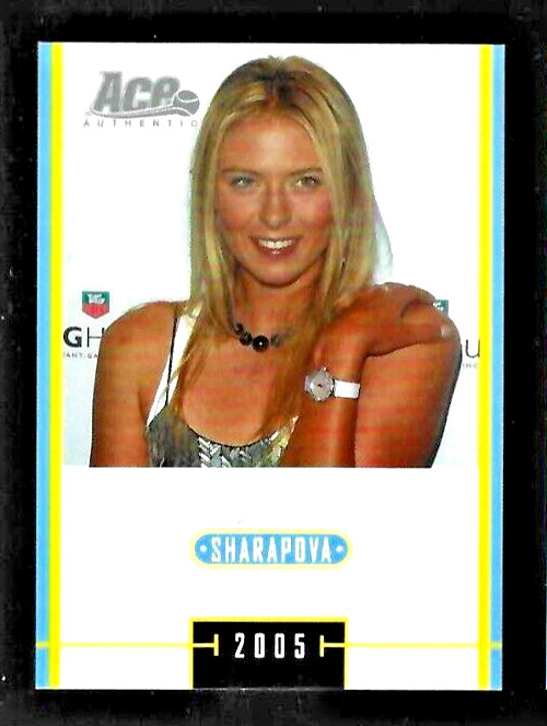 MARIA SHARAPOVA 2005 Ace Authentic Tennis Special Edition Card #MS-48
