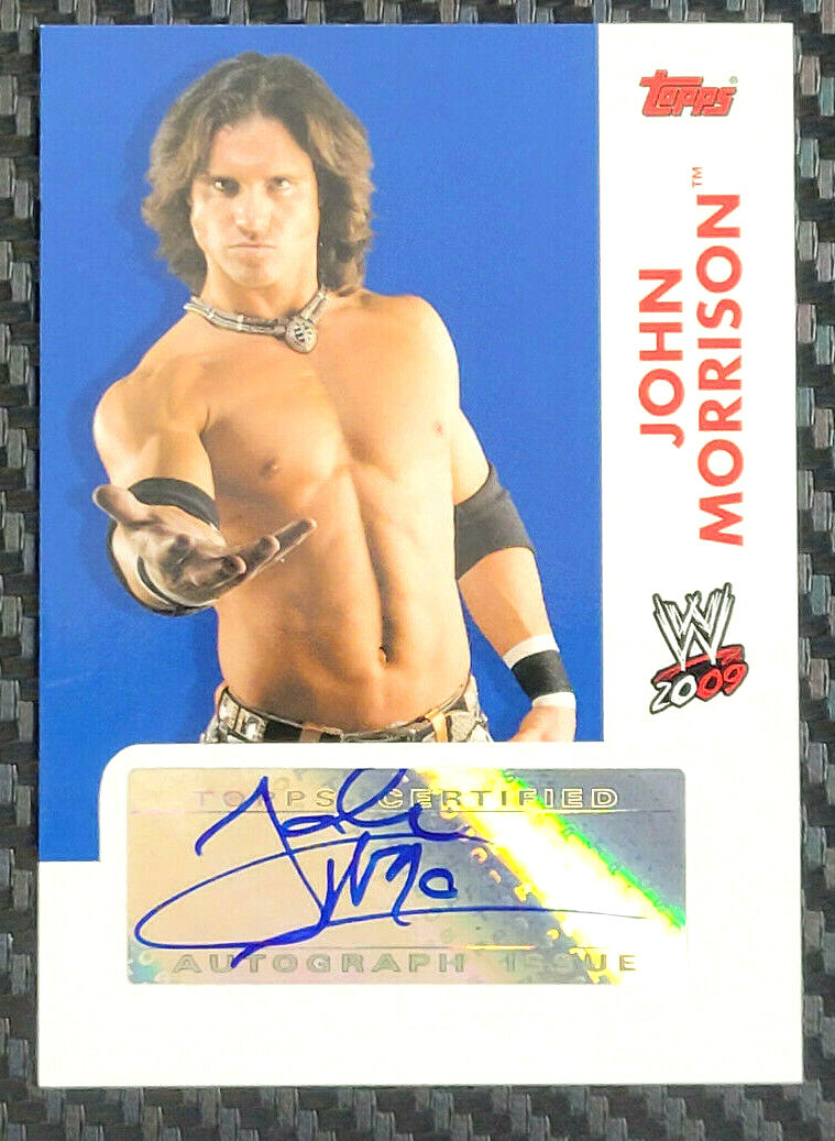 2009 TOPPS WWE – JOHN MORRISON – AUTO