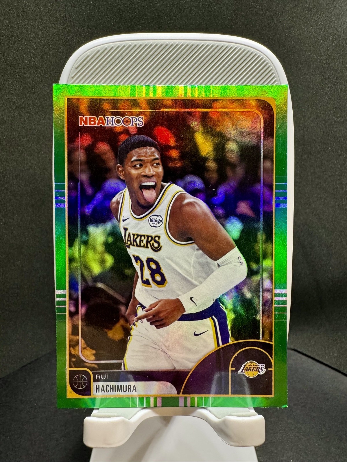 2025-26 Topps NBA Hoops Rui Hachimura #1 Green Foil – Lakers
