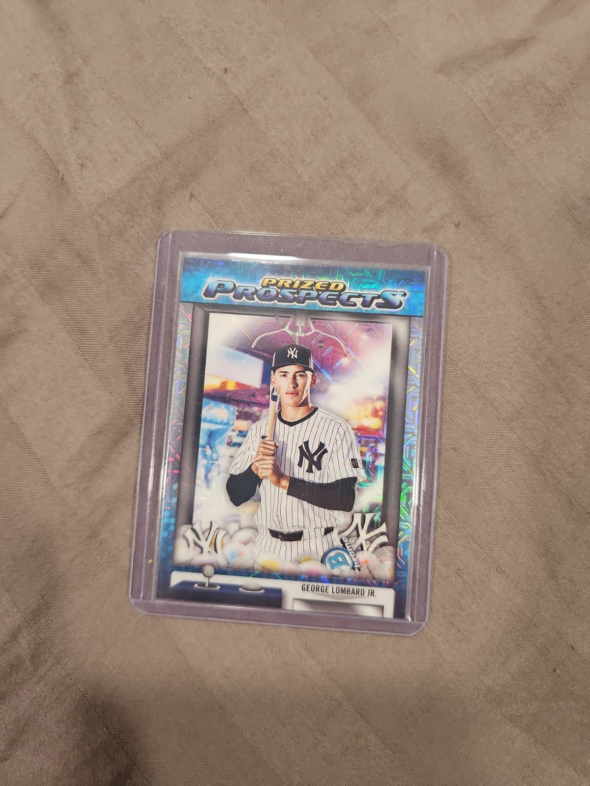 George Lombard Jr. Topps Prized Prospects #PP-3 New York Yankees Baseball 2025