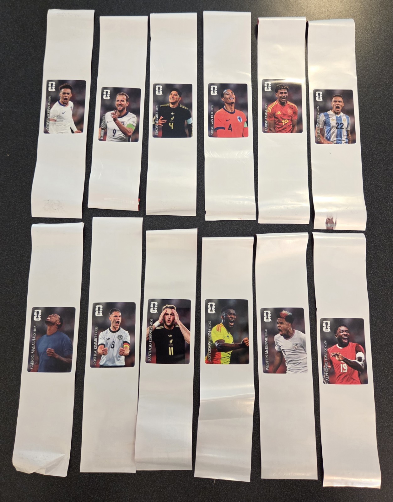 2026 Coca Cola Panini FIFA World Cup Stickers Complete Set of 12 US Version