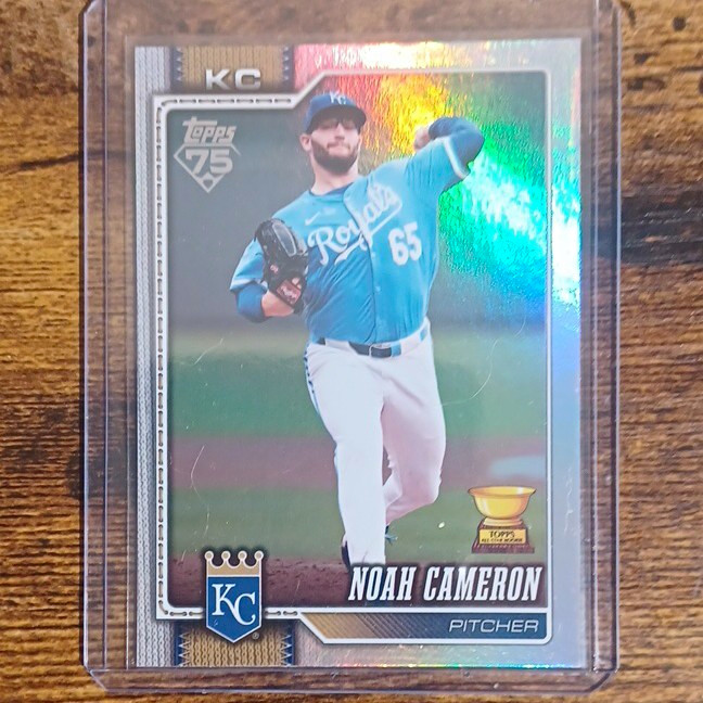 Topps 2026 Series 2 Noah Cameron Kansas City Royals #461 RC Silver Rainbow Foil