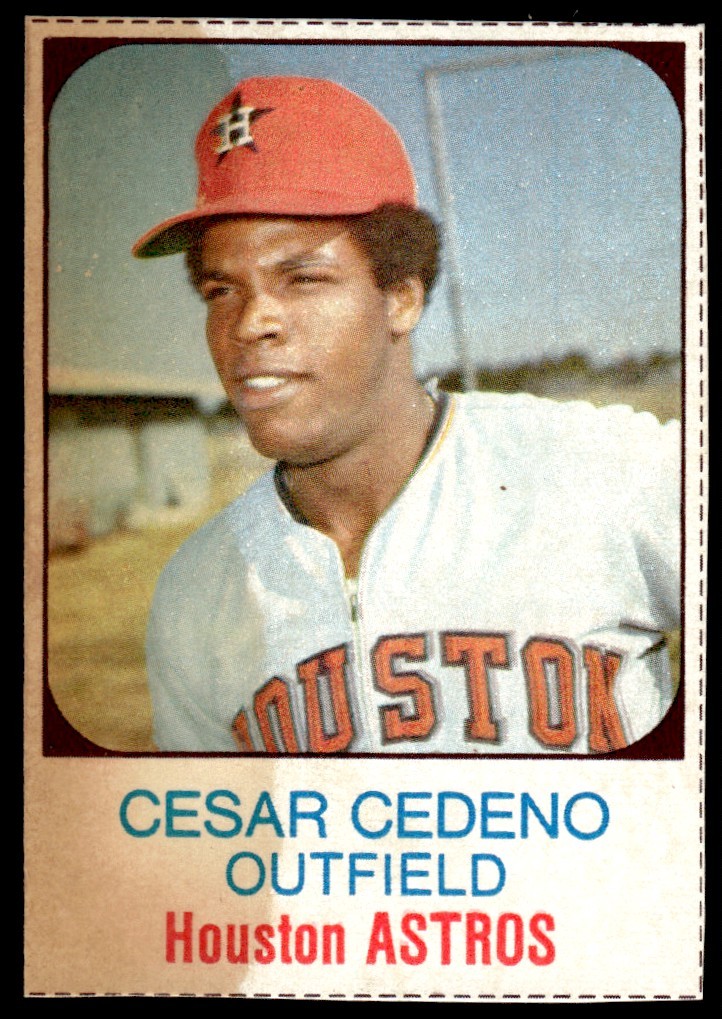 1975 Hostess Cesar Cedeno Houston Astros #17