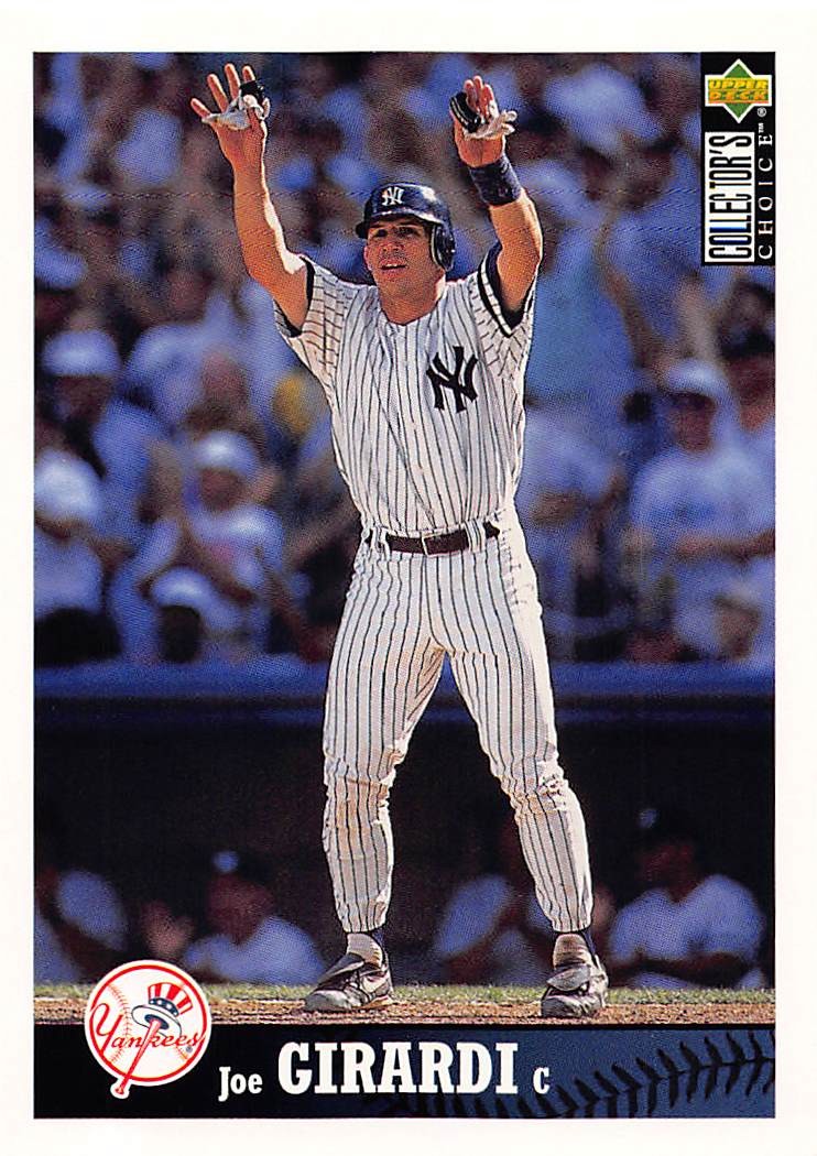 Joe Girardi 1997 Collector’s Choice 402 New York Yankees Baseball Card