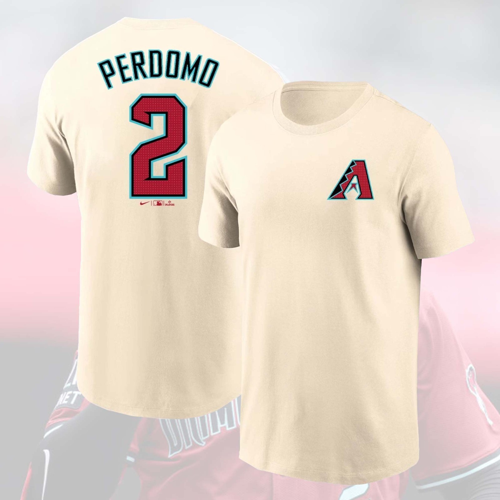 NEW!! – Geraldo Perdomo #2 Arizona Diamondbacks Team 2026 Player Name & Number