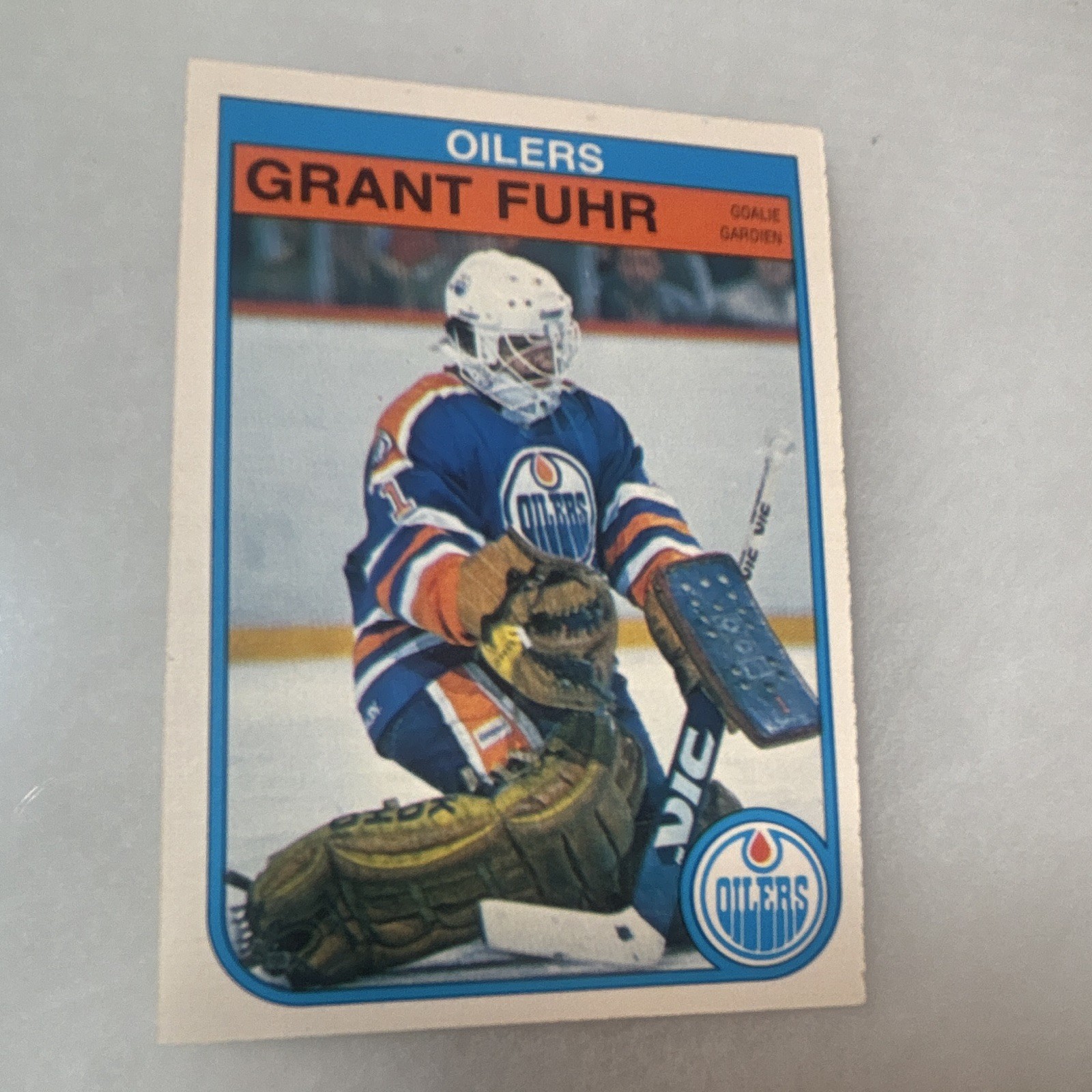 1982-83 O-Pee-Chee – Grant Fuhr #105 (RC)