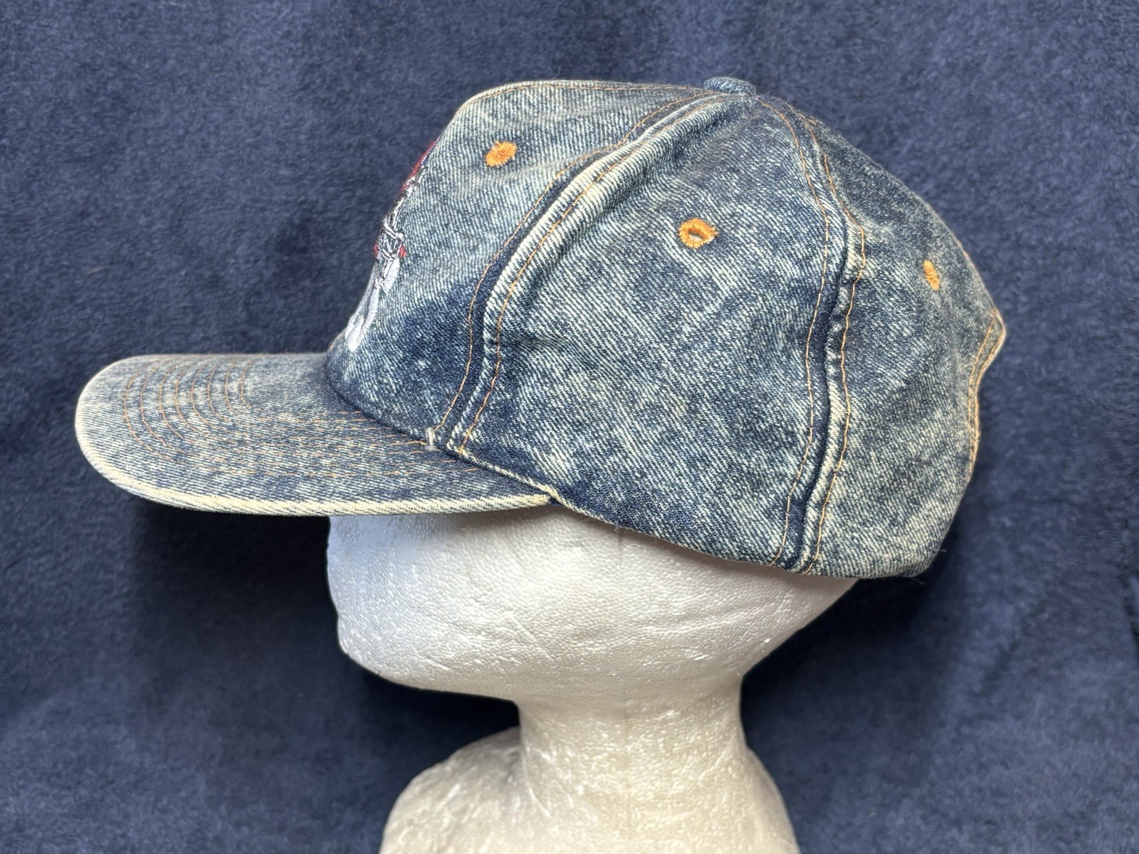 Vintage Buffalo Bills Stonewashed Denim Hat Jean 90s Team NFL By Universal Mafia