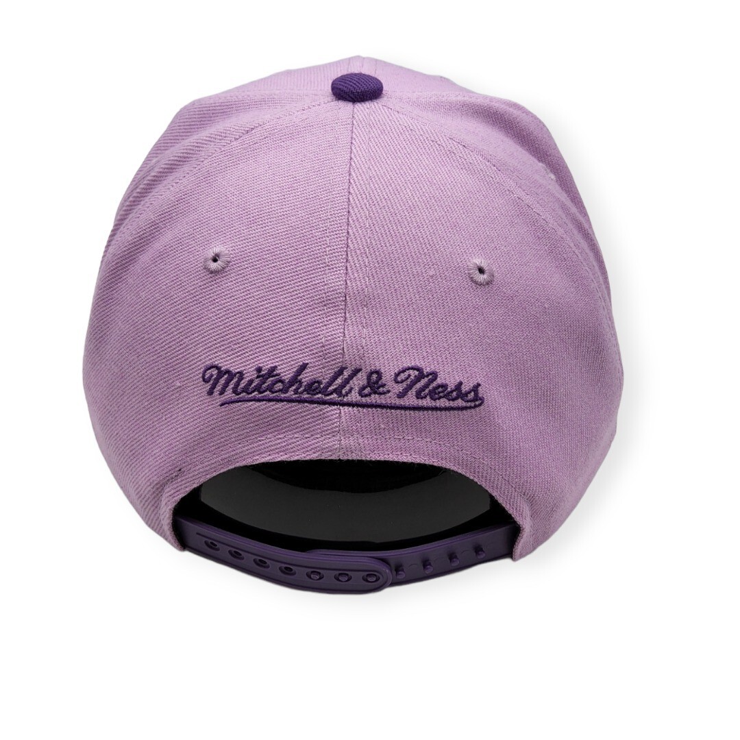 Mitchell & Ness Seattle Supersonics Violet Views Adjustable Snapback Hat Cap