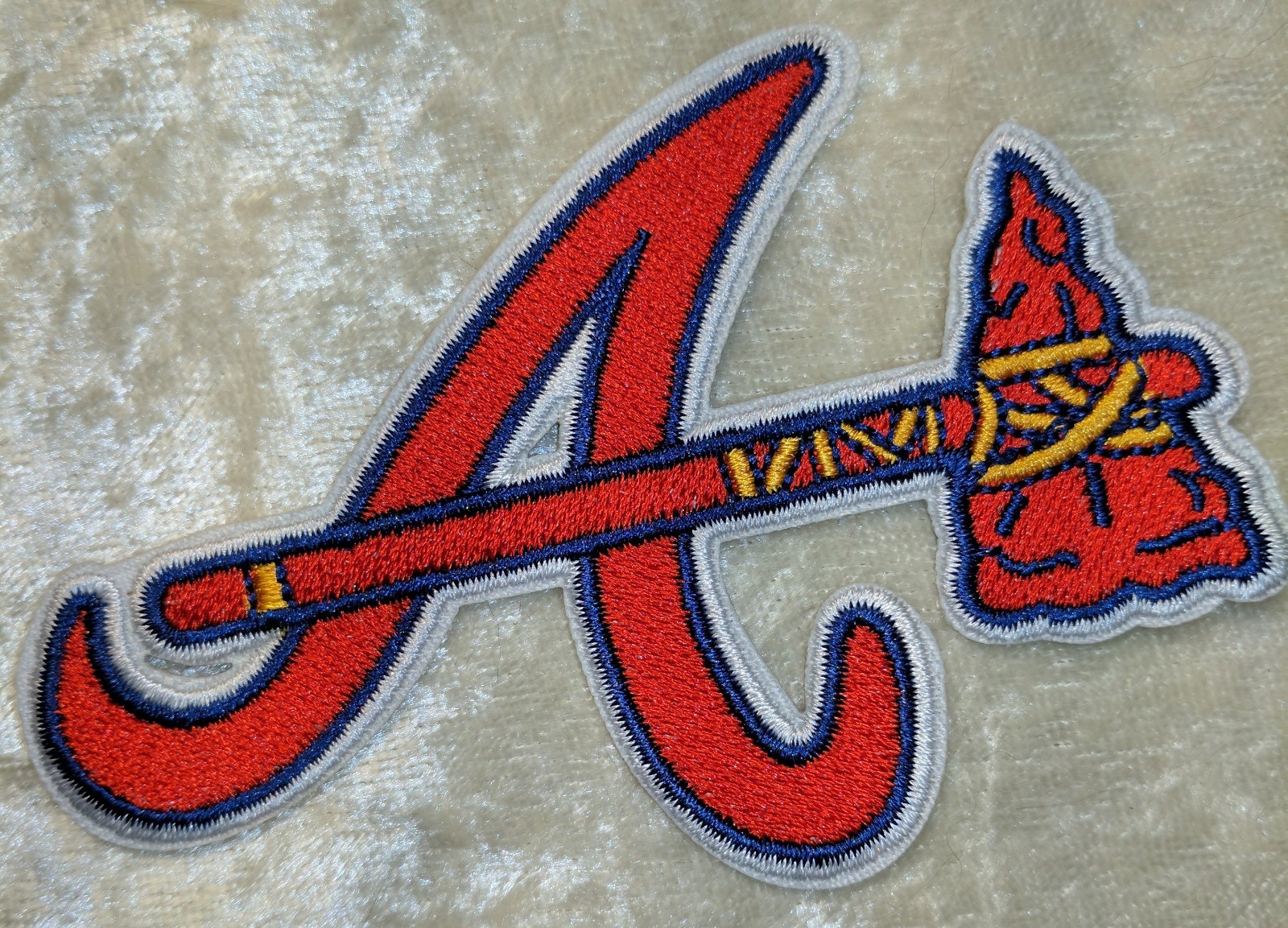 Atlanta Braves 3.25″ A Tomahawk Iron /Sew On Embroidered Patch~Free Tracking!