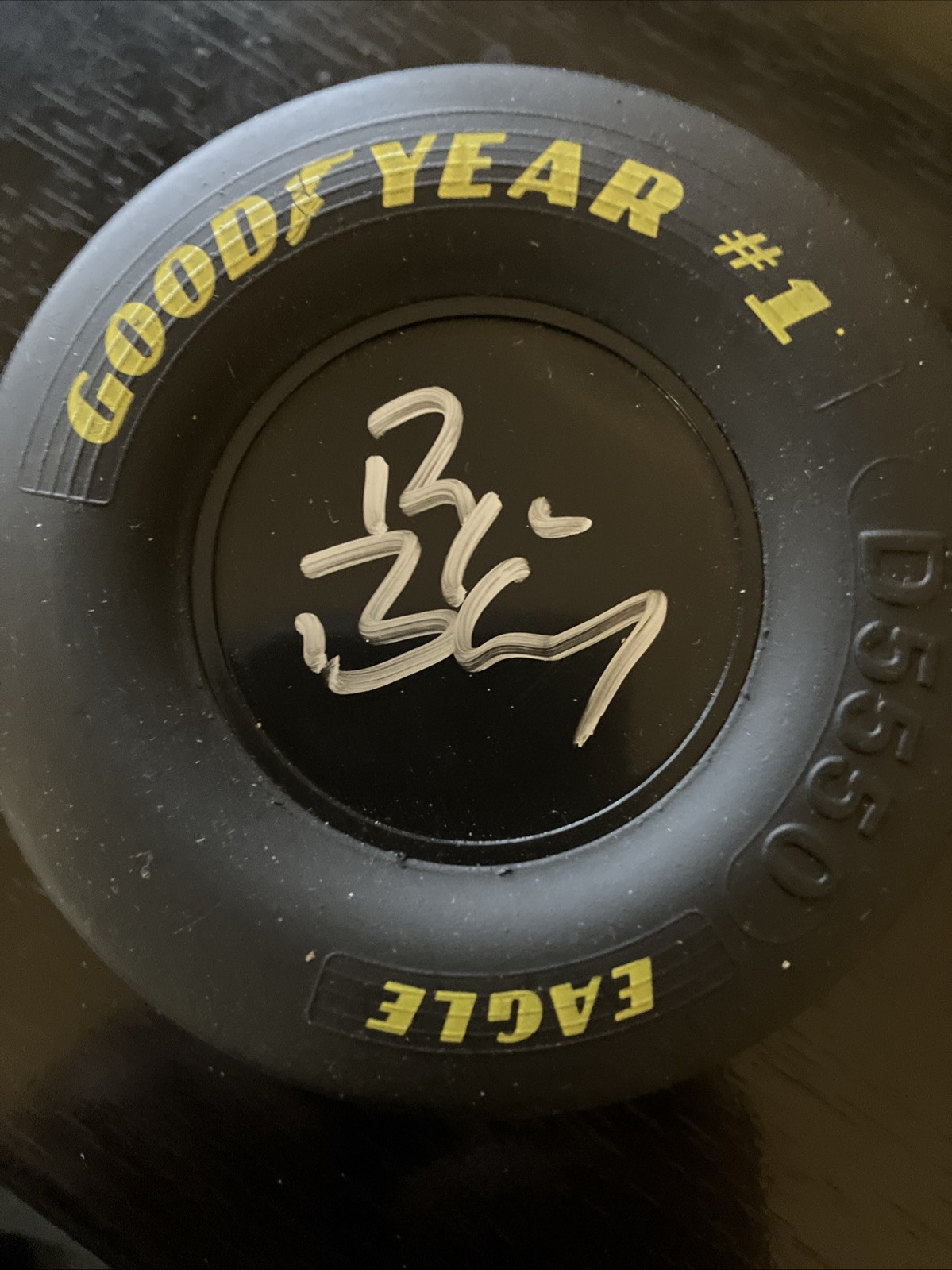 Ryan Blaney Signed Autographed Mini Goodyear Tire