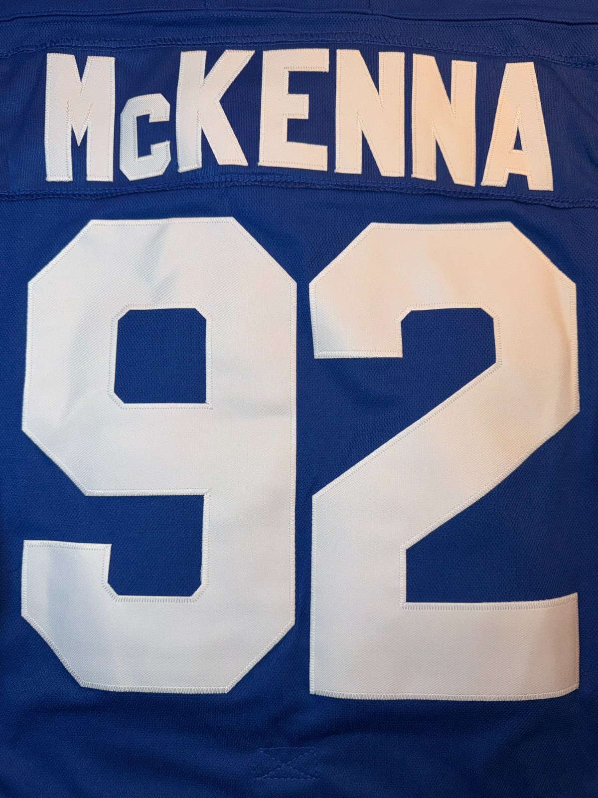 NEW Toronto Maple LEAFS #92 Gavin McKenna BLUE Jersey 50(Medium) NEW