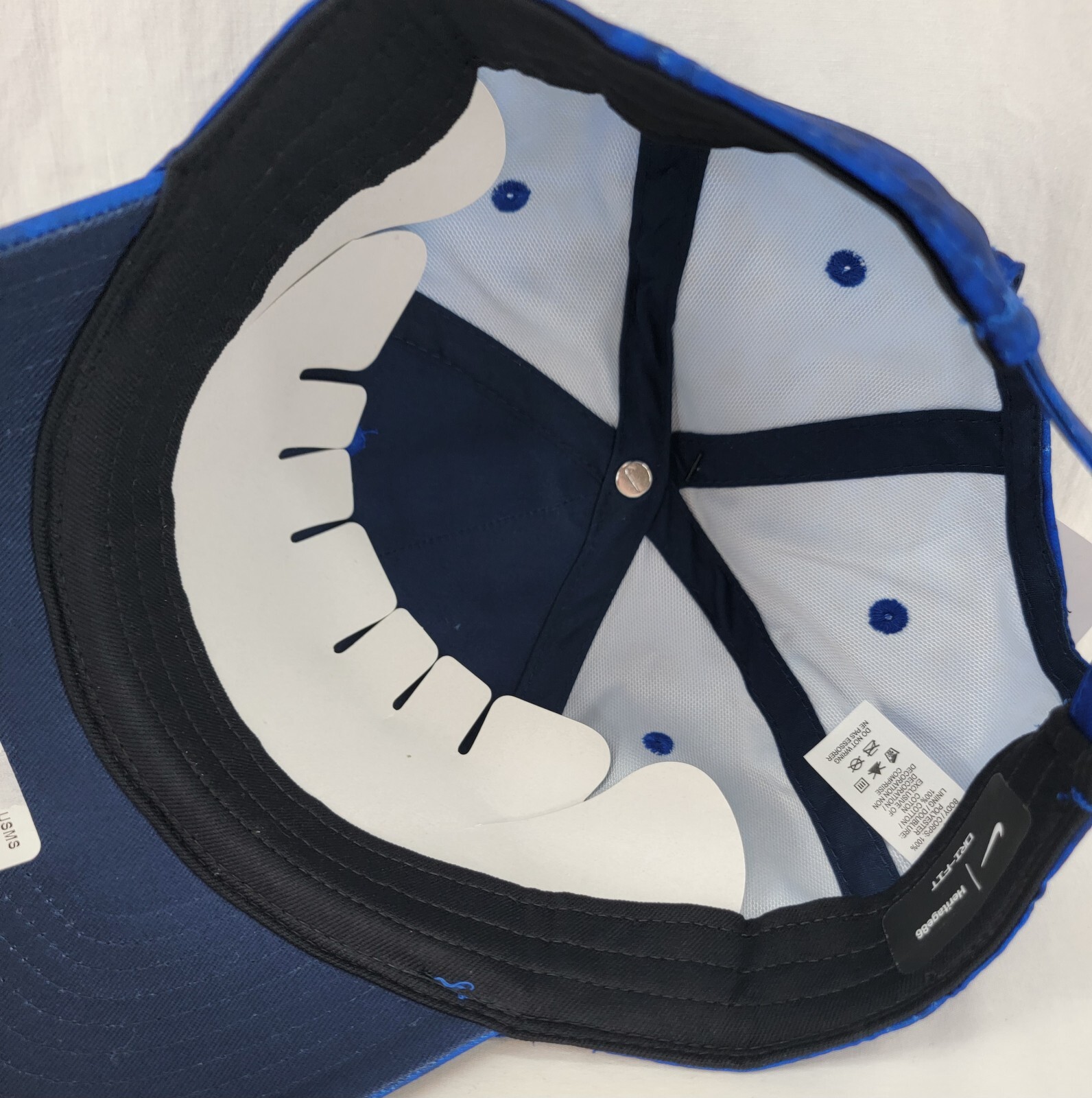 USA United States National Soccer Team Nike Heritage86 Wave Blue Cap Hat OSFM